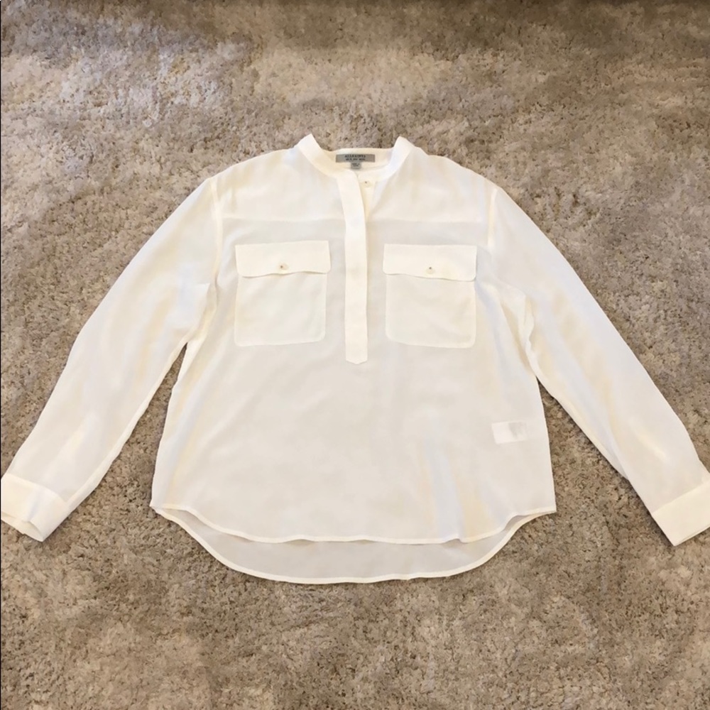 AllSaints Mara Shirt 100% silk NWOT
